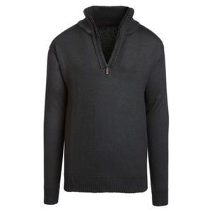 Alta mens CASUAL long sleeve half zip mock neck